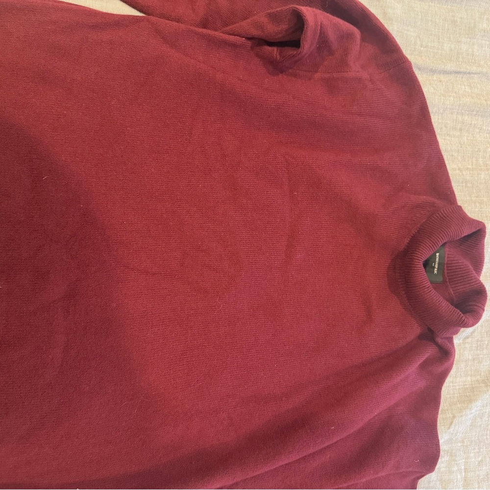 Burgundy Long Sleeve Sweater
